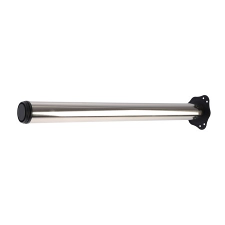 Furniture support, bar, tundra, 60x710 mm, color Satin nickel-1