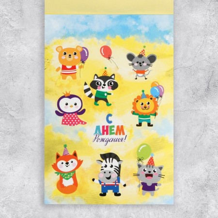 Album of stickers, 8 sheets, "Cute animals", 11 x 16 cm-3