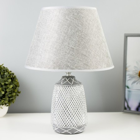 Table lamp "Medea" MIX E27 40W gray 24x24x38 cm Risalux