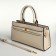 Women's bag with lightning, textura, average size, milk color