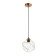 Suspension EVOLUCE. Sle103103-01. Satturo. 1x60 watts, e27, 20x20 cm, golden color