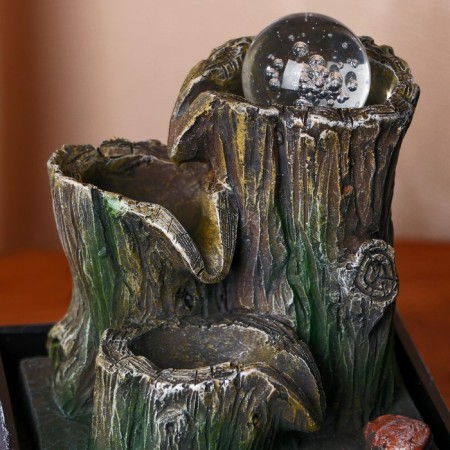 Fountain "Bryvna Vertical" 14x14x19 cm (with backlight)-1
