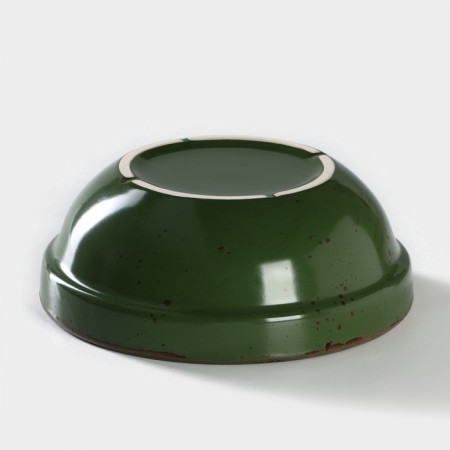 Porcelain plate Punto Verde, 600 ml, D = 15.5 cm-2