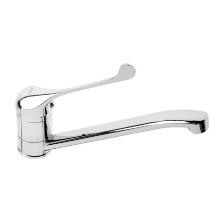 Zein Z3821 sink mixer, elbow, pour length 25 cm, cartridge 40 mm, chrome