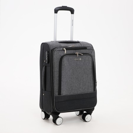 Small suitcase 20 "On the zipper Goran Tomp, with extension, code castle, color gray color-1