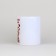 New Year. White ceramic "deer" mug, 320 ml