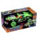 The machine "Racing", light and sound effects, works from batteries, green color