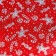 Palette packaging foil "snowman", 70 × 50 cm, red