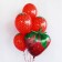 Latex ball 14 "Strawberry" Silkography, pastel, set 25 pcs.