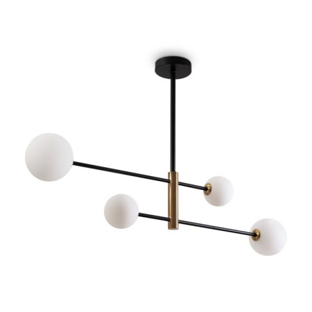 Freya FR5376CL-04B SPHIRITY, 980x130x580 mm ceiling lamp, G9, 4x30W, black color-2