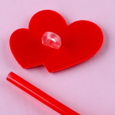 Plastic “hearts” cocktails, in a set 4 pieces-2
