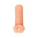 Kokos nozzle is realistic with additional stimulation, TPE, bodily, 15.6 cm, s