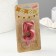 Candle in the Cake "Fine", number "5", red metallic, 6.5 cm