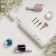 Luazon LMM-02 manicure apparatus, portable, 5 nozzles, batteries, white