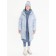 Coat for girls, height 122 cm, gray color