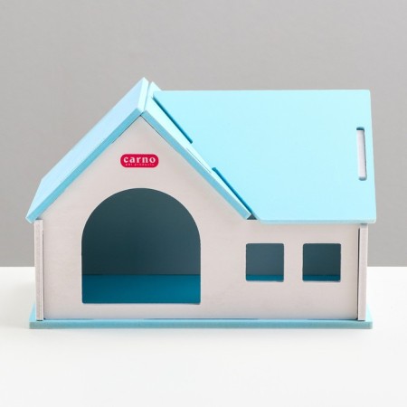 House for rodents "Bay", blue 23 x 15 x 15 cm-1