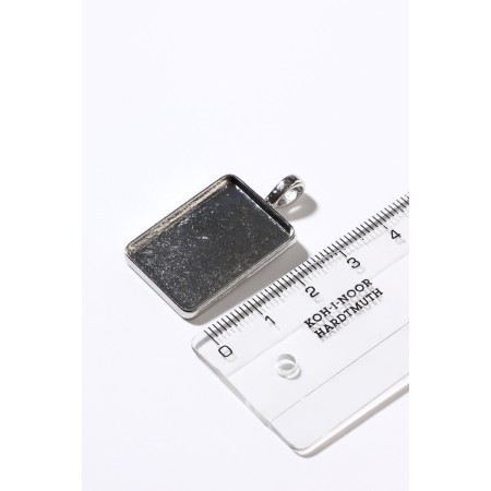 Frame with a setting A3695, site 18 × 25mm, silver color-3