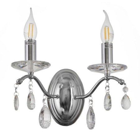 BRA ECONOMENT EKARINA 2x60W E14, chrome 33x24x23 cm