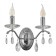 BRA ECONOMENT EKARINA 2x60W E14, chrome 33x24x23 cm