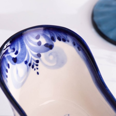 Foundation stand "Bath", Gzhel, Porcelain, 150 ml, 7x15 cm-3
