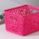 Storage basket "Lace Flowers", plastic, 14 × 10 × 8 cm, color mix