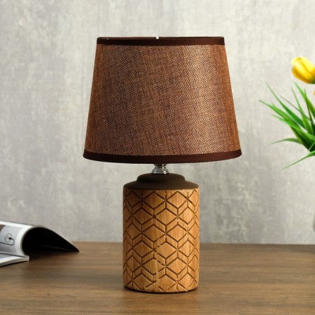 Table lamp 08938/1 E14 40W coffee 17x17x30 cm Risalux