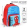 A backpack with a pocket, 22 cm x 10 cm x 30 cm "Spider-Men", Spider-Man
