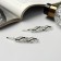 Invisibility for hair "Annabell" (set 2 pcs) wave, 6.5 cm, silver