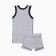 Set for a boy (T -shirt, panties), gray color, height 104 cm