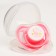 Orthodontic dummy nipple, silicone, 6+, with a cap in a container, color mix