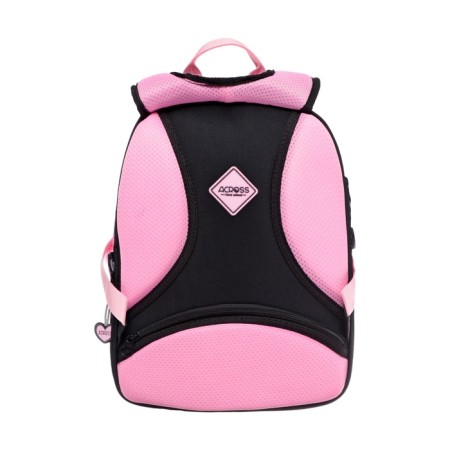 School backpack by Ergon. Spray Across 194 37*28*12 Virgo + Pen, Back Cher/Rose 24-194-9-5