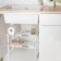 Shelf under the sink sliding, 26 × 50 (70) × 38 cm, white color