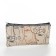 Lightning cosmetic bag, PVC, transparent/gray color