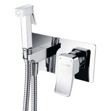 Shower mixer Wasserkraft aller 10638, single -leaf, watering can, without spout, chrome