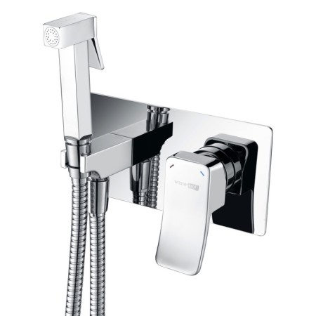 Shower mixer Wasserkraft aller 10638, single -leaf, watering can, without spout, chrome