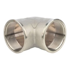 Угольник STOUT SFT-0014-000002, 2", внутренняя/внутренняя резьба, никелированная латунь