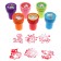Printing color "Happy Unicorns", set of 6 pcs.