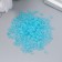 Glass beads 8/0 "matte translucent. Lake" 10 grams