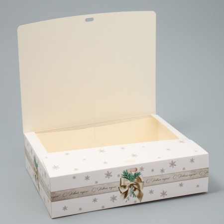 Gift Gift "White Tale", 31 x 24.5 x 8 cm, New Year-1