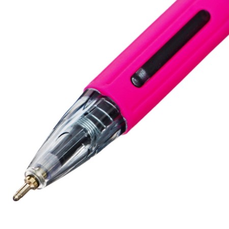 Handle Automatic Ball 0.7 mm, Berlingo SI-400 Color, blue ink, flu, mix-4