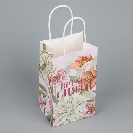 Gift Crafts, packaging, “time to shine”, flowers, 12 x 21 x 9 cm-4