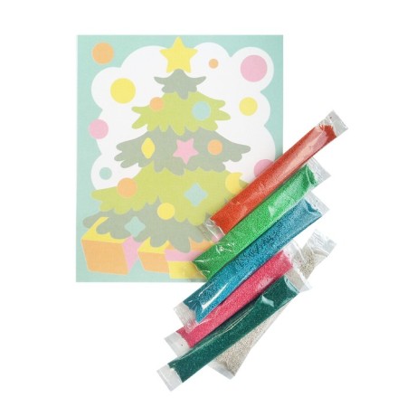 Sanding fresco "New Year Christmas tree"-1