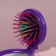 The comb is massage, folding, with a mirror, d = 6 cm, color mix