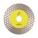 Diamond disk for cutting and grinding tundra, for noisy at 45 degrees, continuous, 125 mm