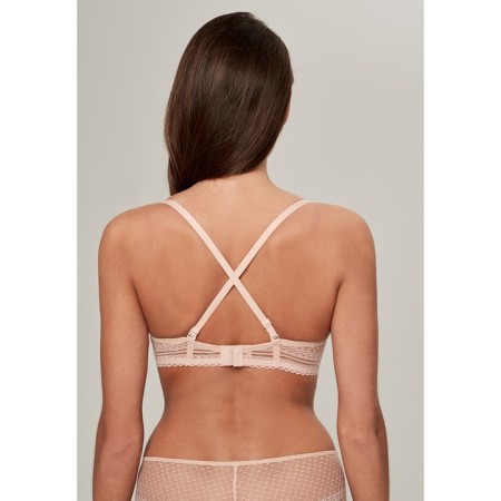 Women's bra -braid, size 80c, beige color-2