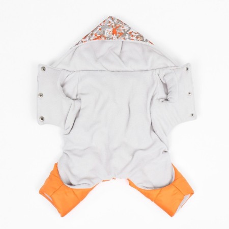 Orange overall overalls, fleece, XL (DS 32-34, Osh 32, OG 40-44 cm)-7