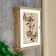 Keywood tree 6 hooks "Butterflies and flowers" 26x20x6.5 cm