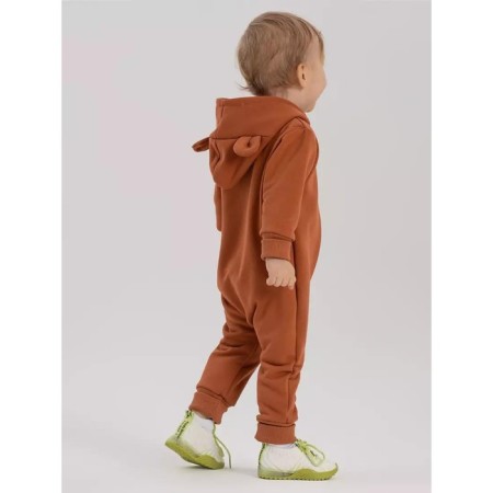 Children's overalls with MOWBABY BALOO ears, height 86 cm, brown color-5