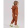 Children's overalls with MOWBABY BALOO ears, height 86 cm, brown color