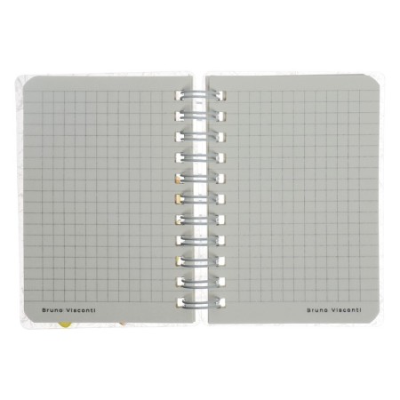 Note book A7, 80 sheets in a cage/ruler/point on the crest "Sweet mood. Hearts", plastic cover, with an elastic band-3